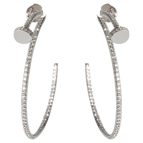 cartier clou earring|cartier dangling earrings.